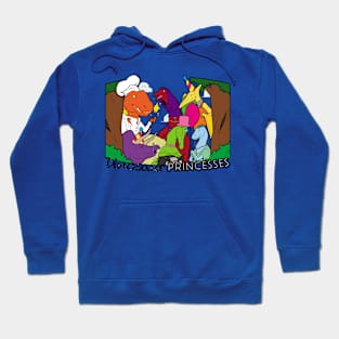 Dinosaur Princesses Celebrate! Colour! Hoodie